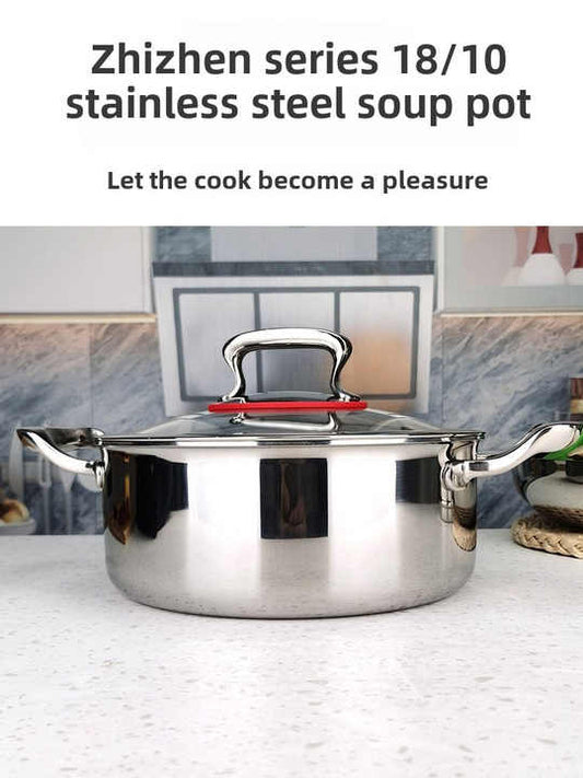 Thickened Stainless Steel Steamed-وعاء طهي بالبخار
