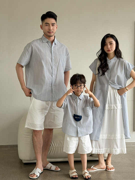 Little Girls Summer Clothes Set Family Matching Clothes 