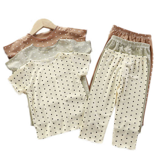 Long-sleeved summer children's pajamas