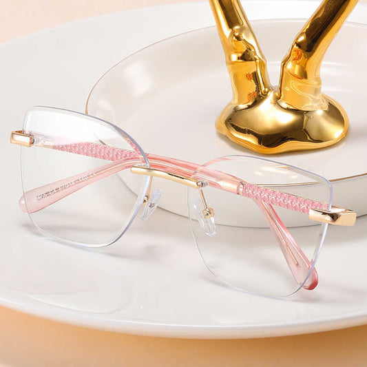 Women's Cat Eye Metal -نظارات طبية معدنية