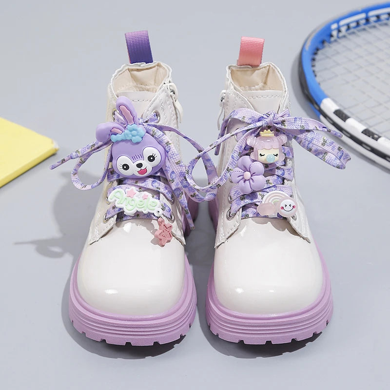 Girls' winter lined boots 
