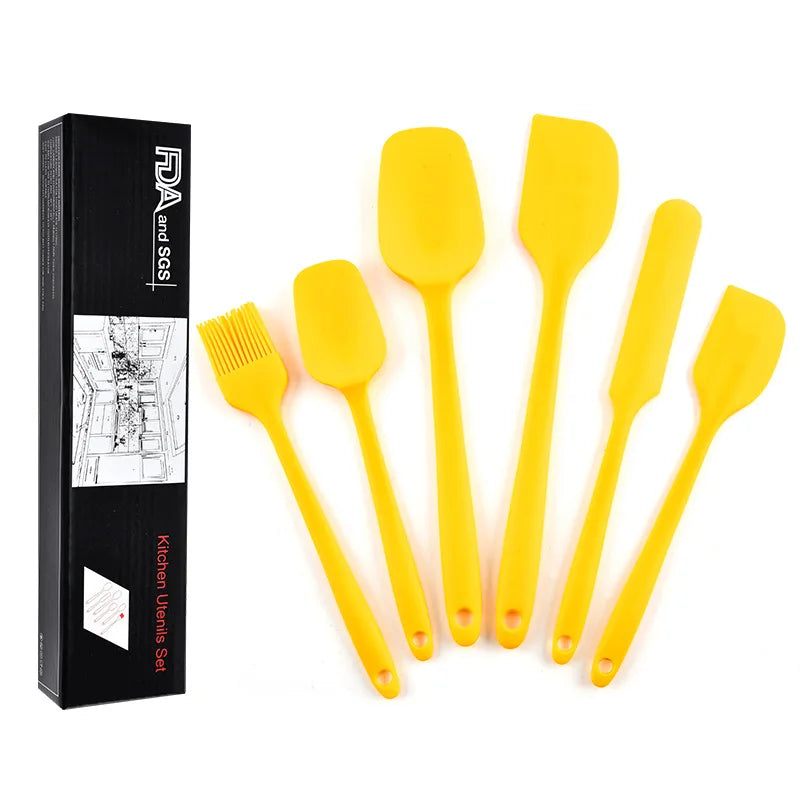 6-piece silicone spoons 