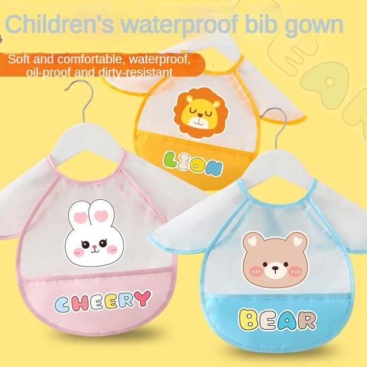Children's clothing, children's food bib, waterproof 