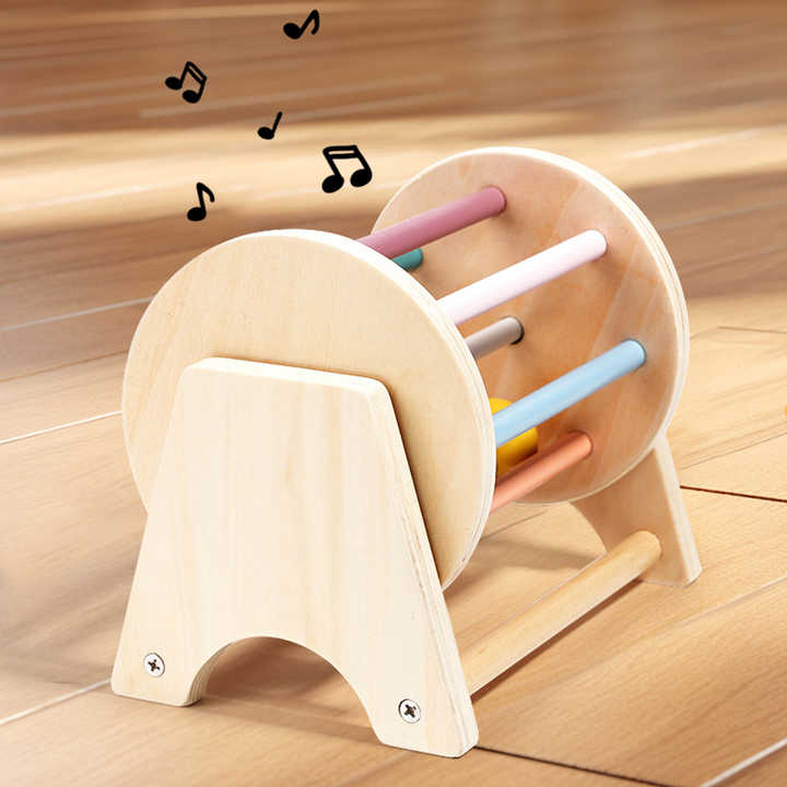 Baby drum rotating games 