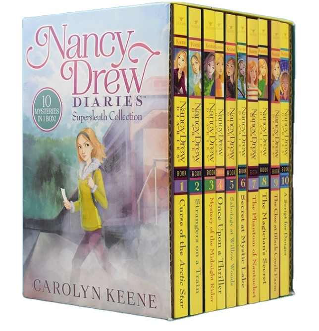 New Nancy Drew Diaries 10-Piece Book Set from Supersleuth Collection.. 