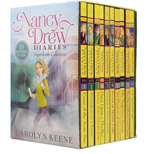 New Nancy Drew Diaries 10-Piece Book Set from Supersleuth Collection.. 