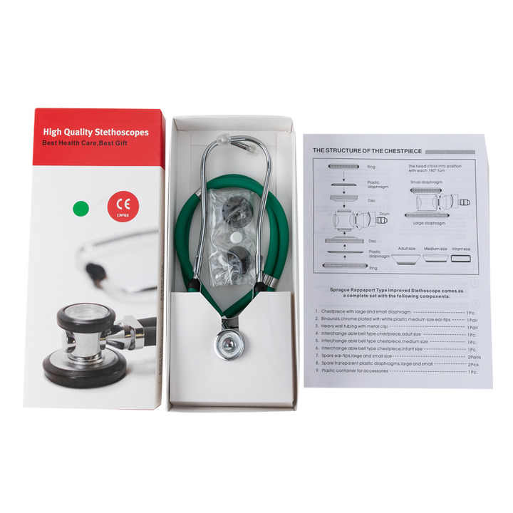 Medical Equipment Double Tube Stethoscope 