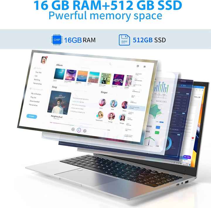 كمبيوتر محمول جديد بشاشة - حواسيب ولابتوبات