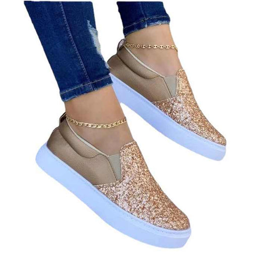 Girls' Sequin Flat Shoes 