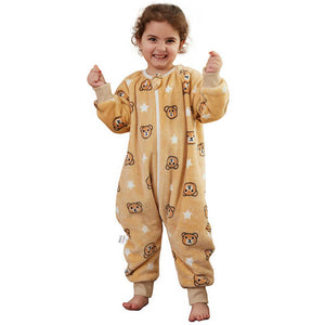 Boys' long-sleeved pajamas 