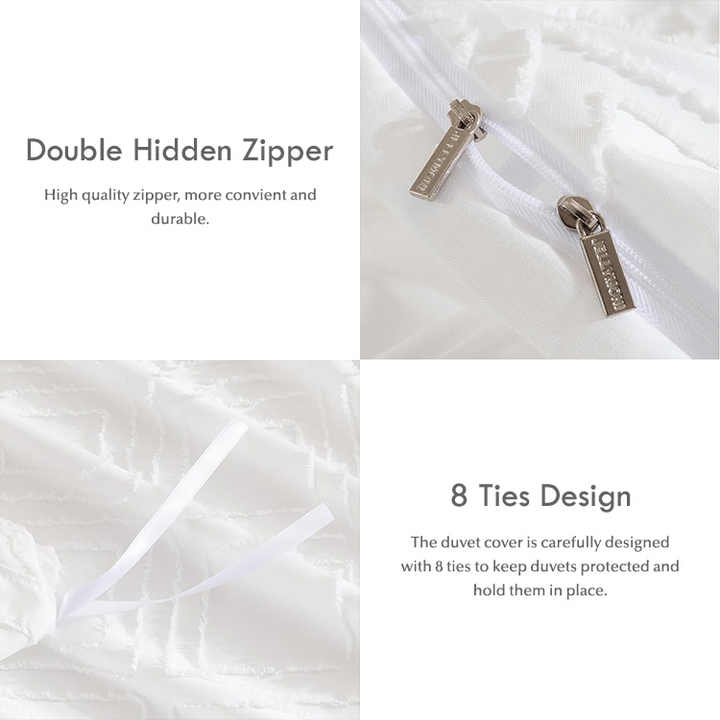 100% polyester duvet cover set. 