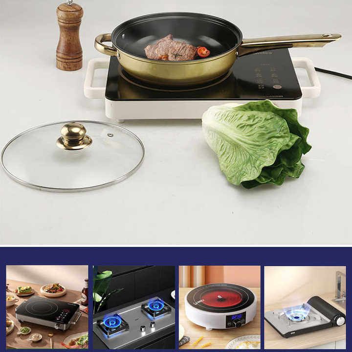 طقم أدوات مطبخ مقاوم للصدأ - Non-Stick Stainless Steel Kitchen Utensils