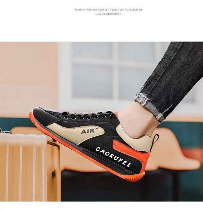 New 2024 Men's Flat Suede Leather Shoes Soft 