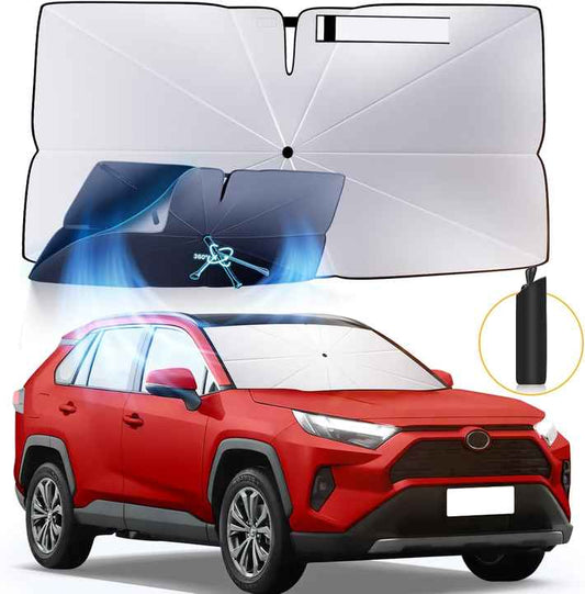 Car Interior Accessories, Heat Insulation, Protection, Car Front Window, Windshield, Foldable Car Sunshade 