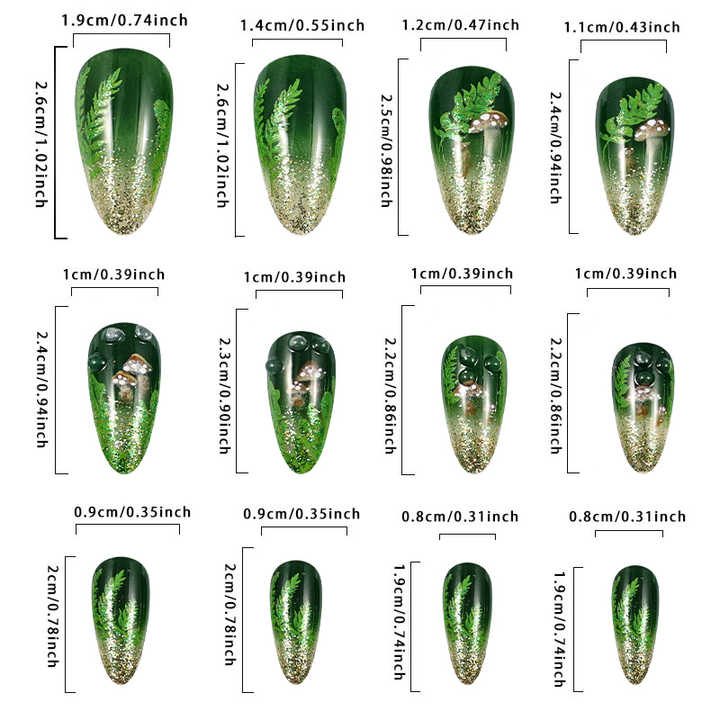Artificial nails - fingernails 