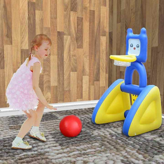 Basketball Set Hoop Game Toy Inflatable-مجموعة لعبة كرة السلة