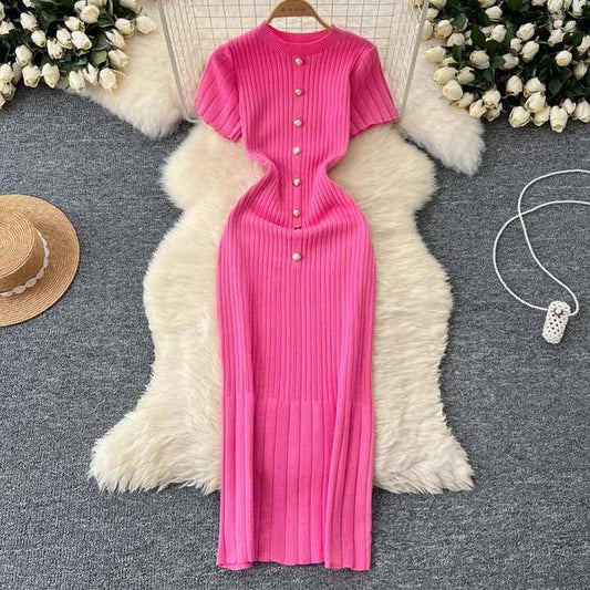 فستان صيفي قصير أنيق بدون أكمام - Elegant sleeveless summer dress