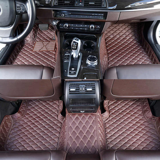 طقم سجادة كامل SONSANG لأرضية السيارة BMW X6 E71 + إكسسوارات سيارة جلدية مقاومة للماء SONSANG Full Set Car Floor Mats for BMW X6 E71 + Waterproof Leather Car Accessories