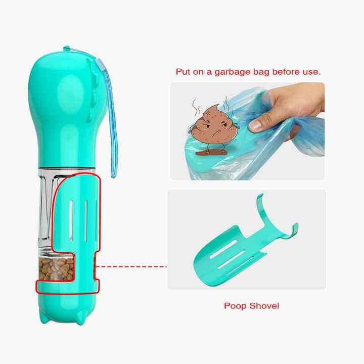 Pet Dog Water Bottle Feeder Bowl-وعاء تغذية زجاجة