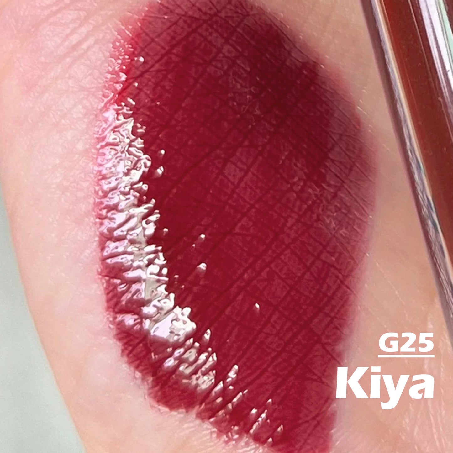 لون أبيض متدرج لطيف أنبوب مستحضرات تجميل أحمر شفاه  Cute White Gradient Color Cosmetic Tube Matte Liquid