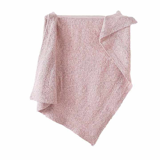Pure Color Soft Cotton Knitted Blanket-بطانية محبوكة