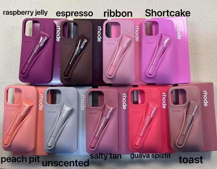 Rode Hayley Makeup Friendly Lipstick with Logo Lip Gloss Box for iPhone 11 12 13 14 15 16 Pro Max 