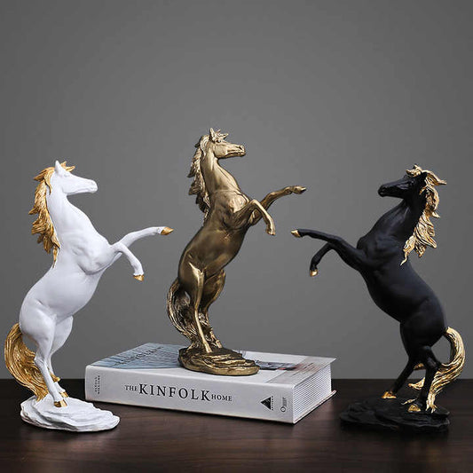Luxury Home Decor, Exquisite Modern Resin Animal Sculpture 