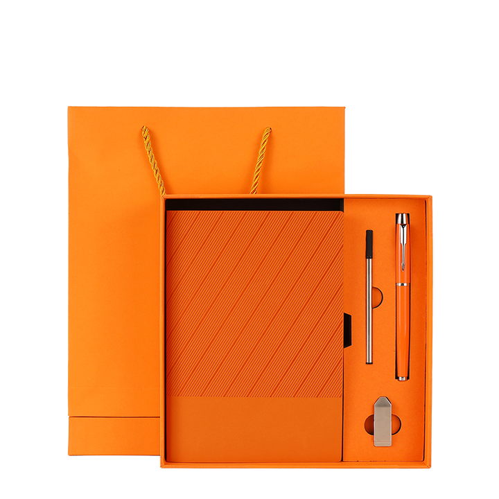 Custom PU Leather Business Notebook. 