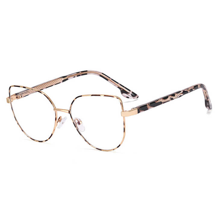 Metal Frame Cat Eye Sunglasses 