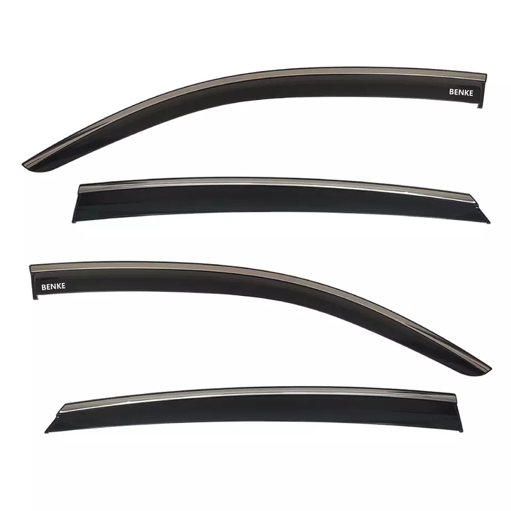 Car Door Window Visor Rain Guard Deflector Door Wind Shade Weatherstrip For Renault Dacia Duster 