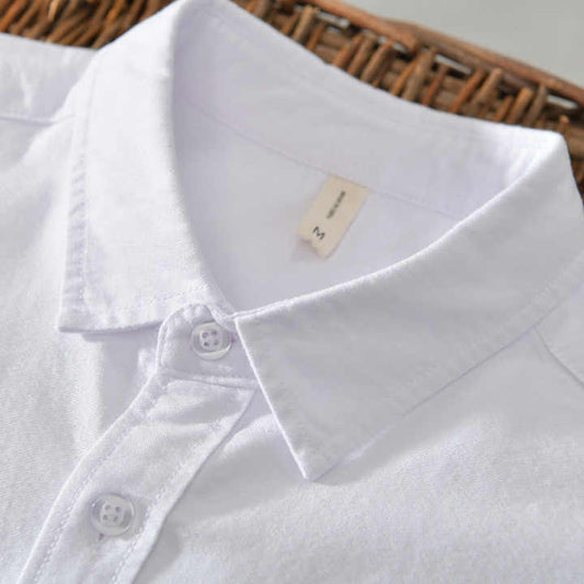 قمصان رجالي  أبيض بسيط