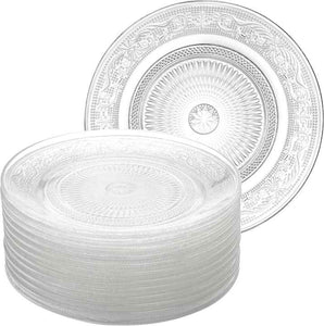 glass fruit salad plates 