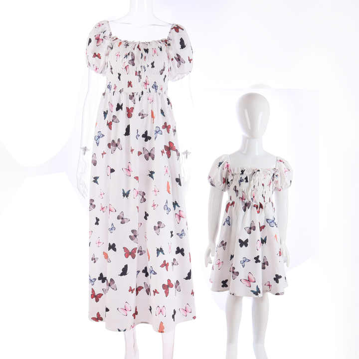 فستان طويل للأم والأبنة  Dress Mommy and Me