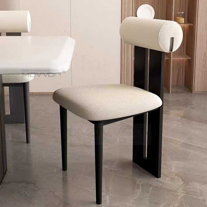 Modern Minimalist Solid -كرسي طعام خشبي