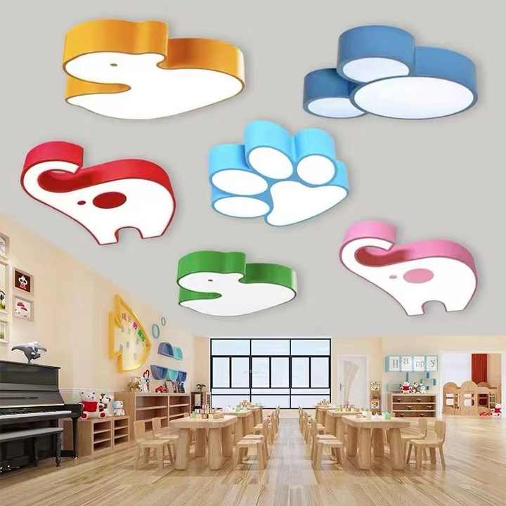 مصباح سقف حديدي على شكل رسوم كرتونية Cartoon Iron Ceiling Lamp