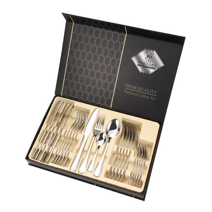 pcs Stainless Steel Cutlery-مجموعة أدوات