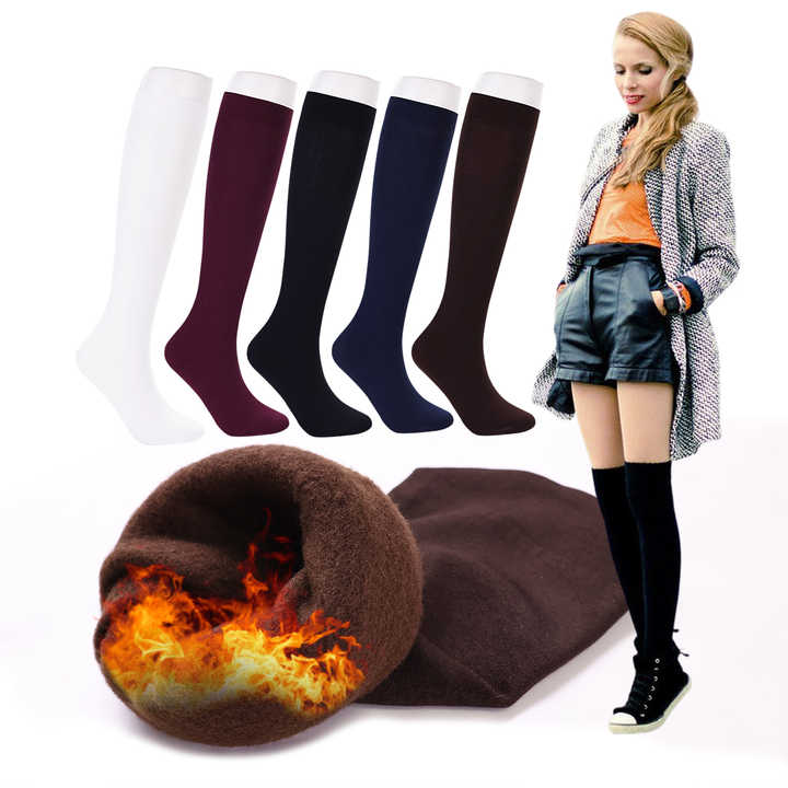 Thick Winter Women Velvet Socks 