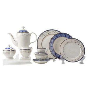 cups and saucers . الكؤوس والصحون