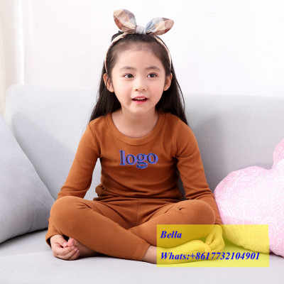 Children's cotton pajamas 