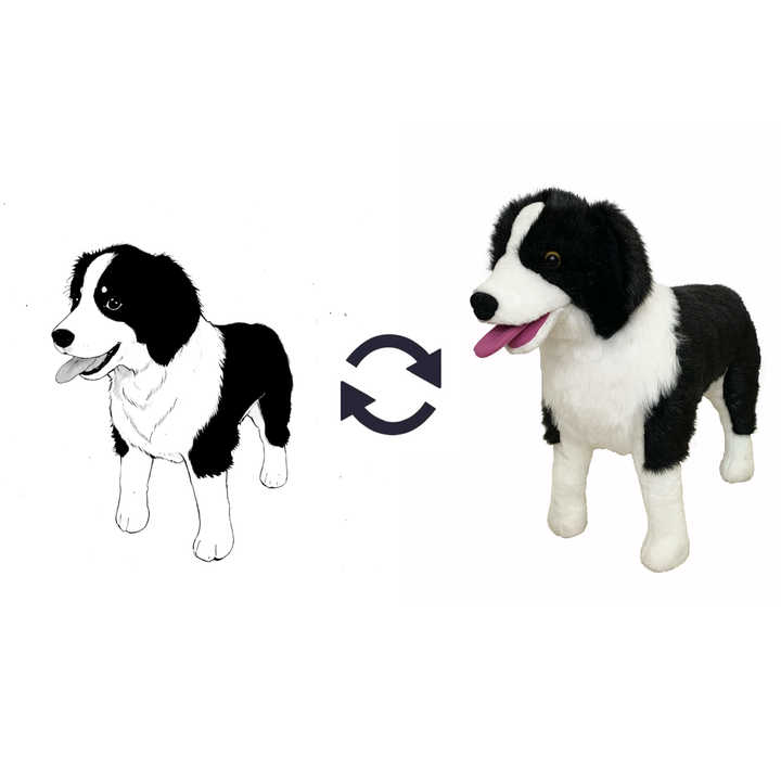 Outdoor games in the shape of a dog 