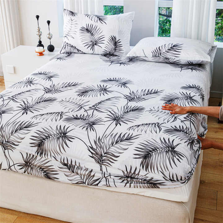 Plant Flowers Printed Bed Sheet New Low Order Bedding Sets 