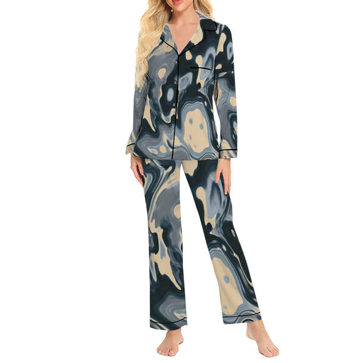silk pajama set