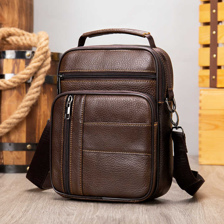 Genuine leather crossbody bags