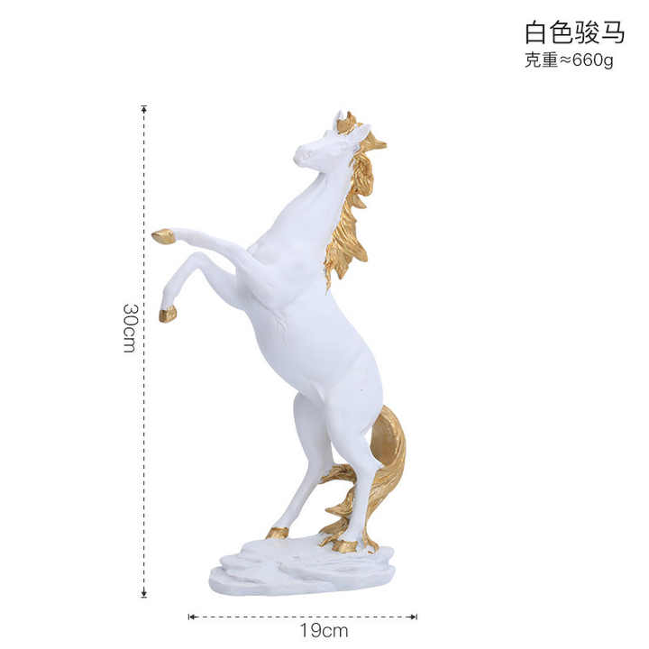 Luxury Home Decor, Exquisite Modern Resin Animal Sculpture 