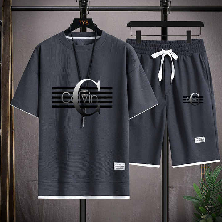 Men's 2 Piece T-Shirt Plus Size 5 