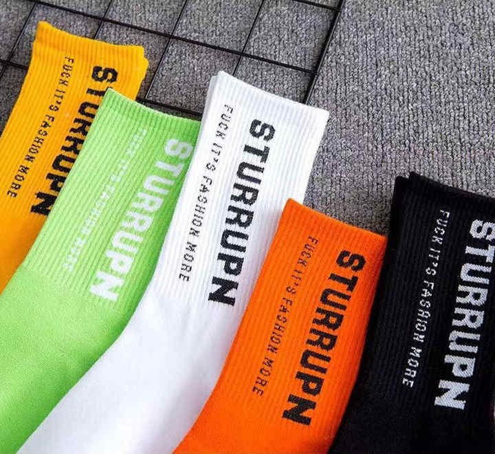 Personalized Alta Qualita logo for Basso and Moc Cotton Supremato Calaz Moda Ricamo Calzini Personality Alizati 