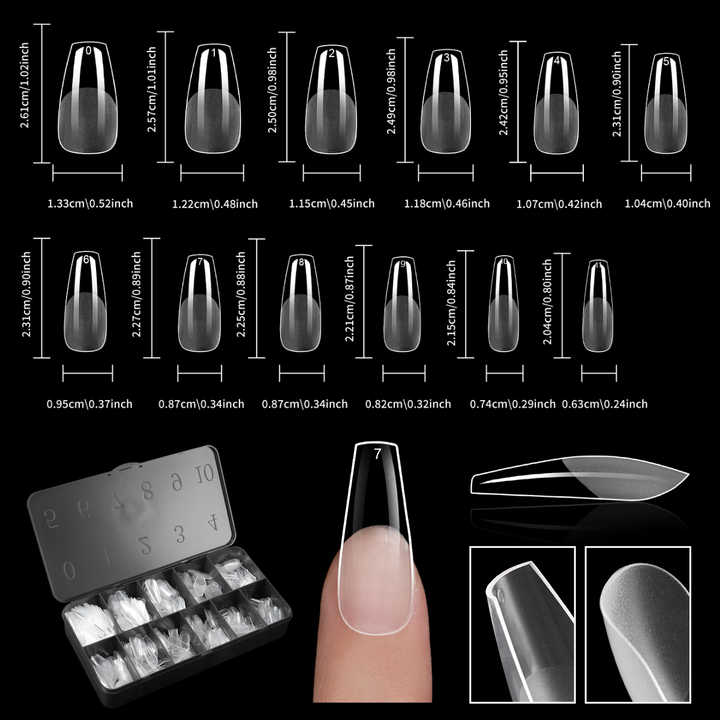 High Quality Press-On Artificial Nails-أظافر صناعية عالية الجودة