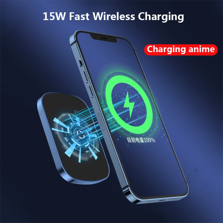 Power bank with wireless charger 
