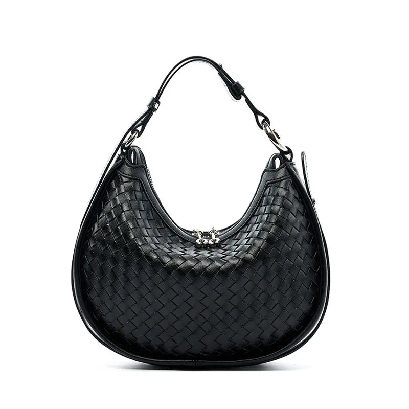 Large woven cowhide bags 