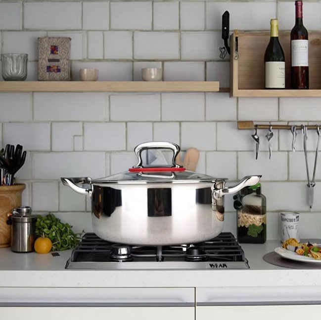 Thickened Stainless Steel Steamed-وعاء طهي بالبخار